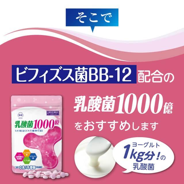 【わかさ生活公式】乳酸菌1000億 1袋62粒入りビフィズス菌（BB-12） フェカリス菌 ナノ乳酸菌 ラブレ菌 オリゴ糖 食物繊維 健康 体内フローラサポート｜wakasa｜09