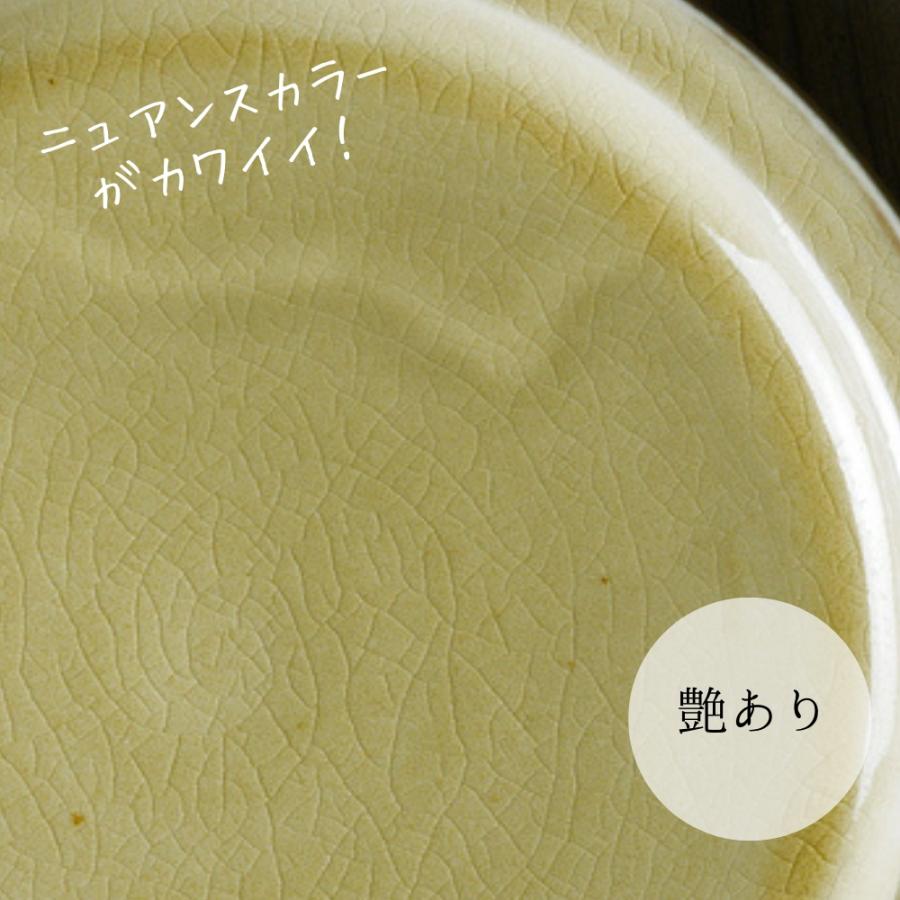 益子焼 ビーチグラス プレートL キャメル わかさま陶芸 ワンプレート皿