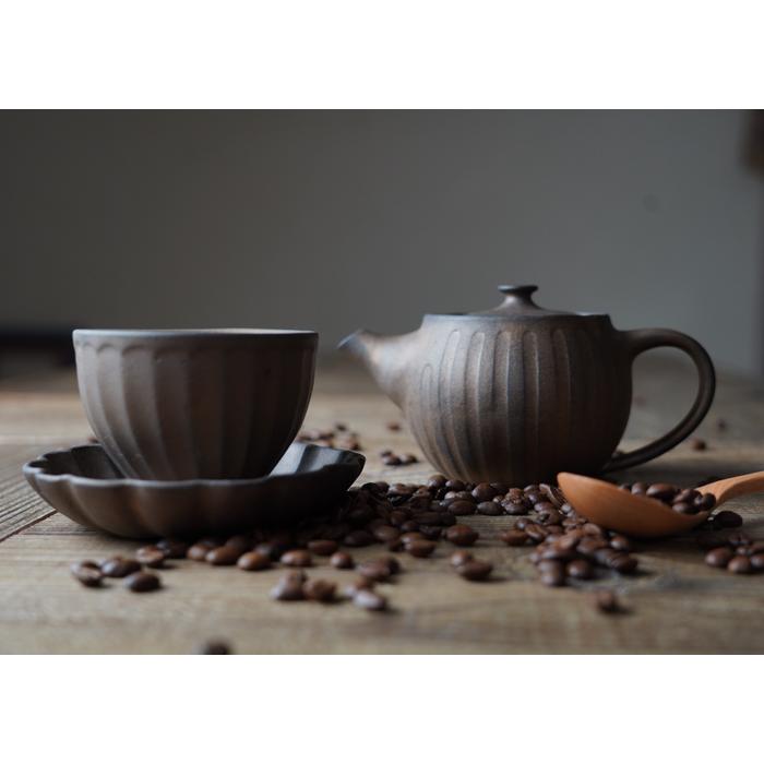 益子焼 カップ（小） ビジュゴールド 湯のみ ミニカップ 茶色