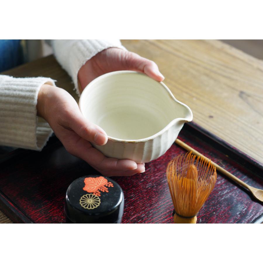 益子焼の抹茶碗 kinari わかさま陶芸 小鉢料理にも 片口ボウル