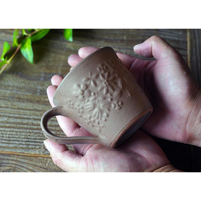 kukka (クッカ) マグカップ ココア 益子焼 ナチュラル おしゃれ 茶色