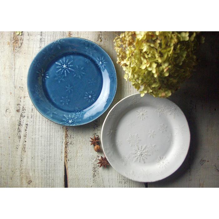 雪のお皿【kinari】SSDDシリーズ 益子焼 アイボリー 生成り わかさま