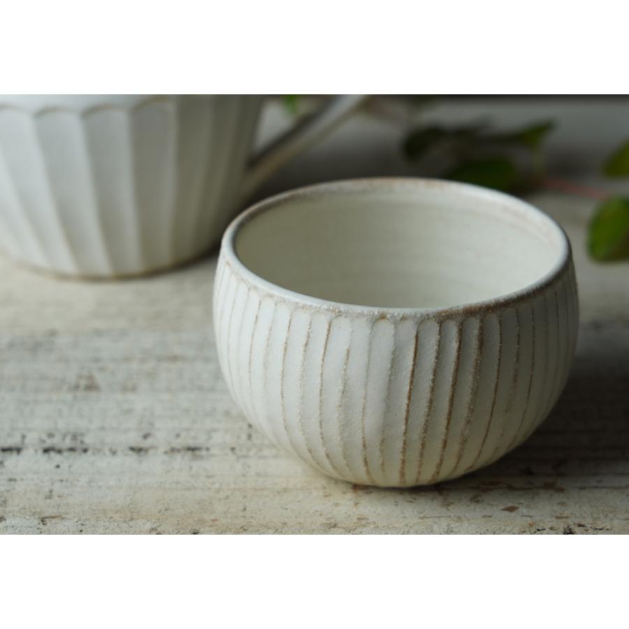 益子焼のカフェセット（かぼちゃカップ＆SEN楕円皿小）kinari カップ