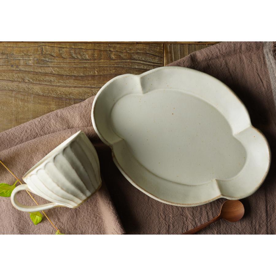 益子焼のカフェセット（kinariカップ＆モッコ皿角大） カップ