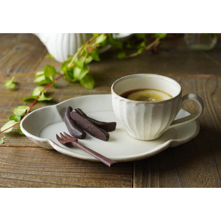 益子焼のカフェセット（kinariカップ＆モッコ皿角大） カップ