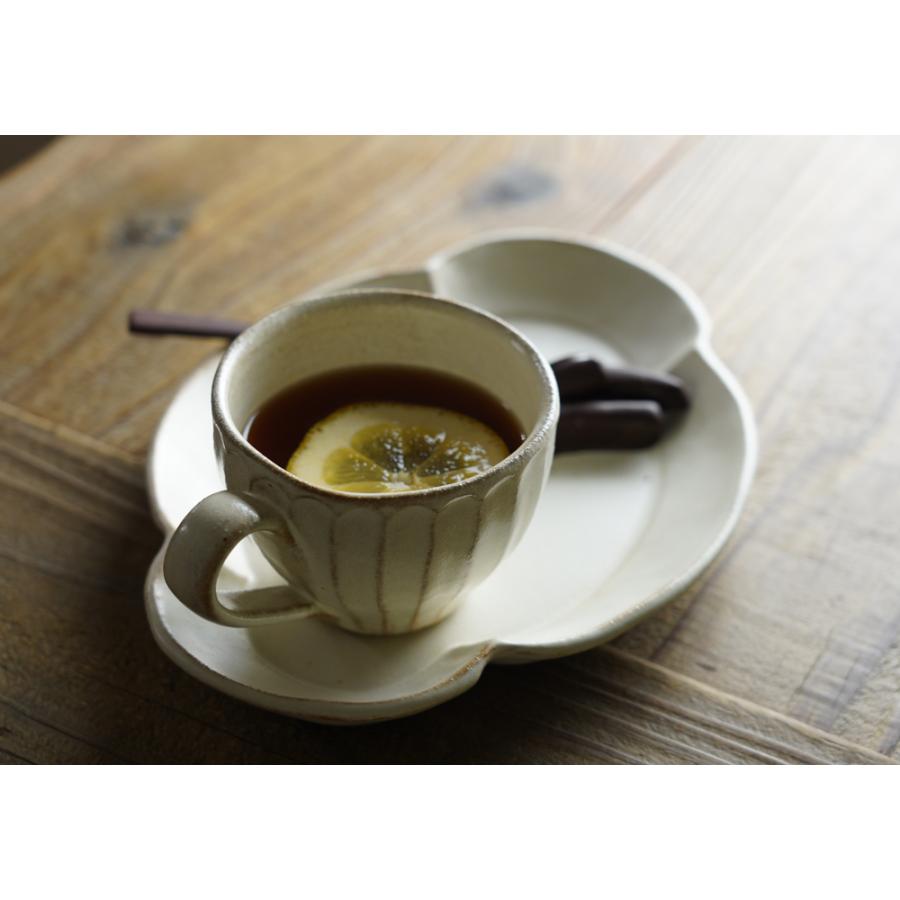 益子焼のカフェセット（kinariカップ＆モッコ皿角大） カップ