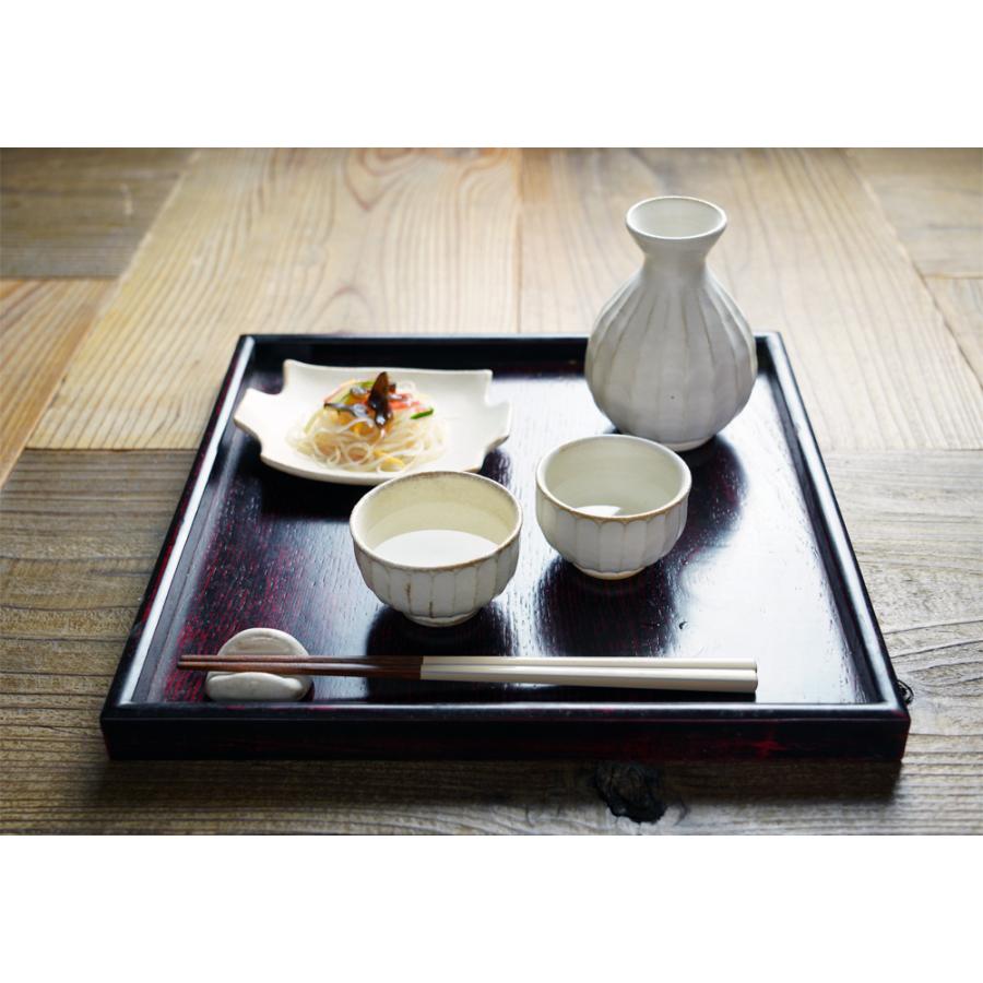 益子焼の酒器セット kinari 【徳利1点/ぐい呑み2点】 わかさま陶芸