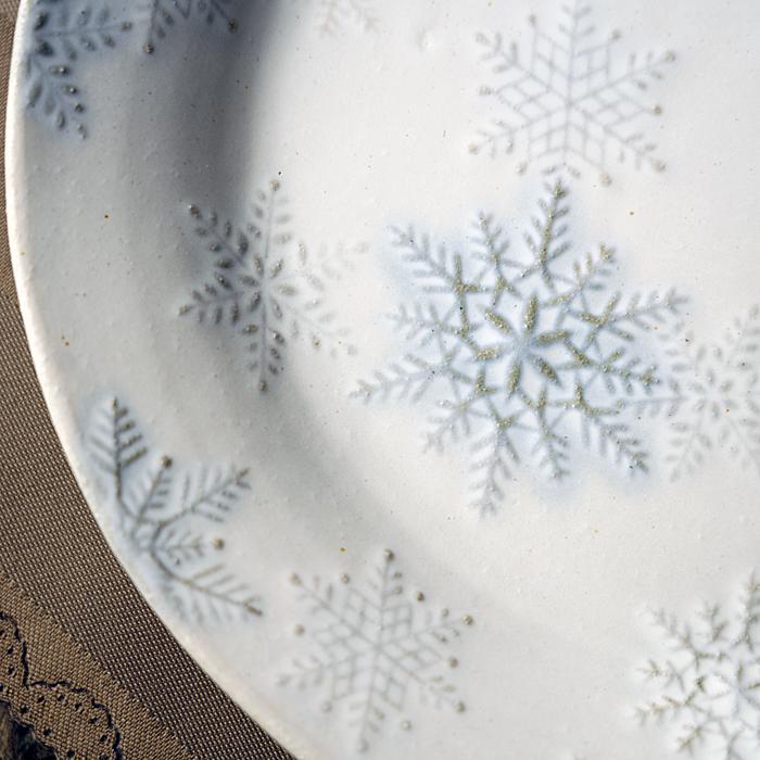 益子焼 SSDDシリーズ 雪のお皿【スノーホワイト】わかさま陶芸 中皿