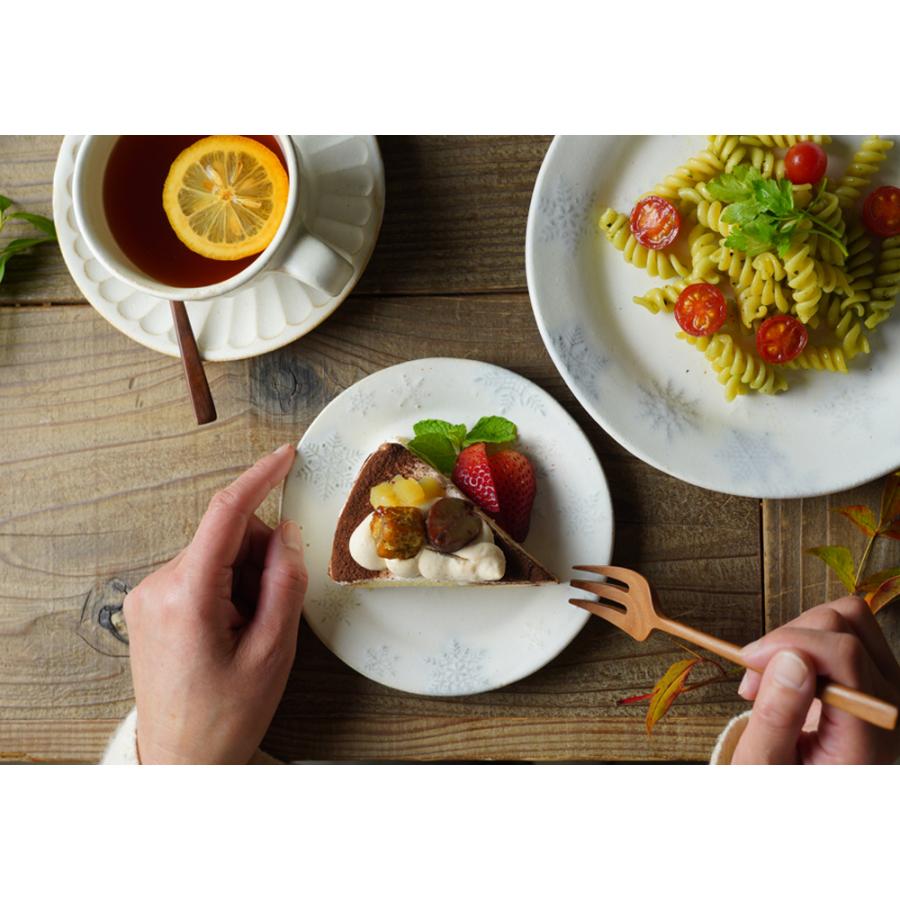 益子焼 雪の取り皿【スノーホワイト】小さなリム皿 わかさま陶芸 小皿