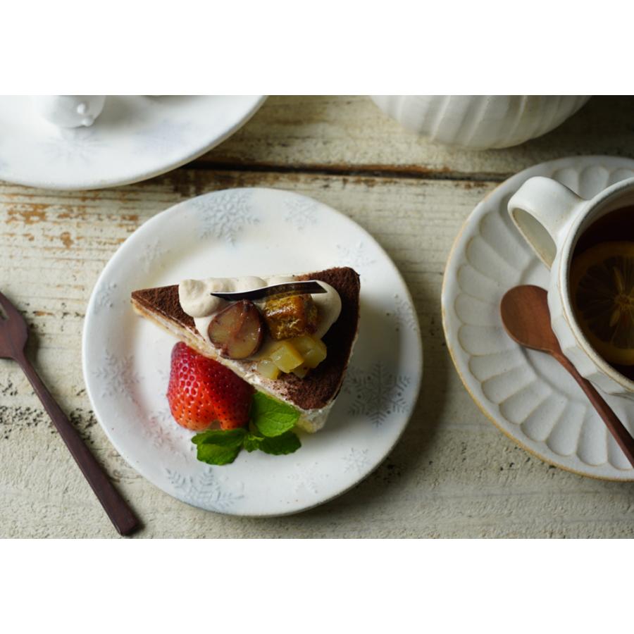 益子焼 雪の取り皿【スノーホワイト】小さなリム皿 わかさま陶芸 小皿