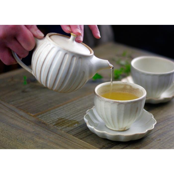 kinari まん丸ティーポット（小) 益子焼 わかさま陶芸 緑茶＆紅茶用