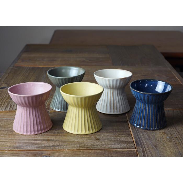 ねこ＆小型犬用 フードボウル kinari 伝統工芸品 益子焼 職人 ペット