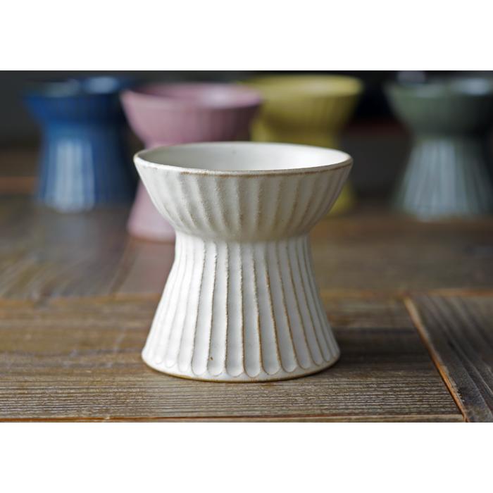 ねこ＆小型犬用 フードボウル kinari 伝統工芸品 益子焼 職人 ペット