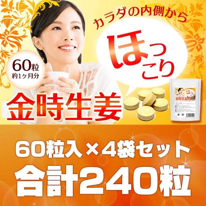 SizeDown サプリメント 60粒 2袋セット サプリメント 金時生姜サプリ 60粒 4袋セット 240粒 最大4カ月分