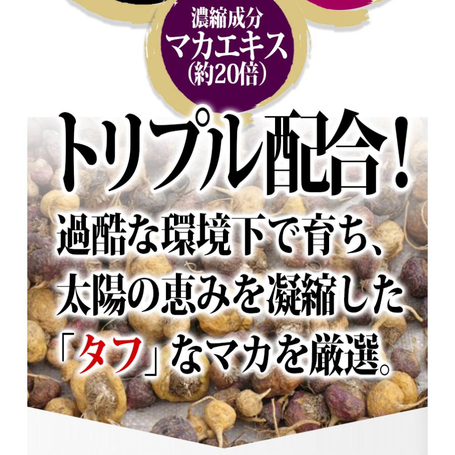 マカサプリ タフプラス マカ×亜鉛サプリメント 60粒 約1ヶ月分 栄養
