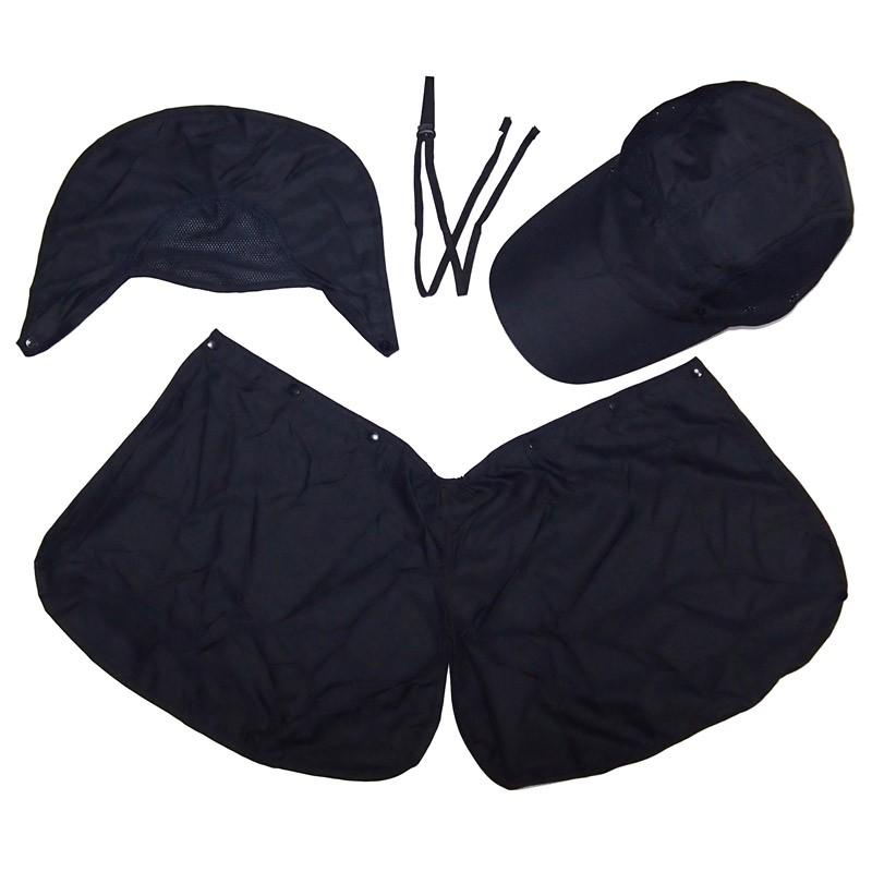 UVカット帽子　360度UVカット マスク・フード付き　日焼け防止　日よけ帽子 　注目商品　メール便発送｜wakasugi2012｜02