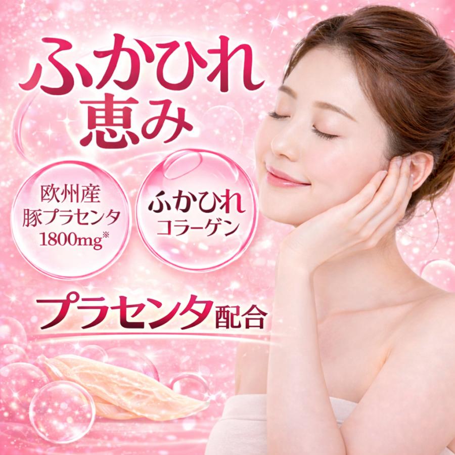 ふかひれの恵み プラセンタ配合 120粒 お徳用 ふかひれコラーゲン×豚