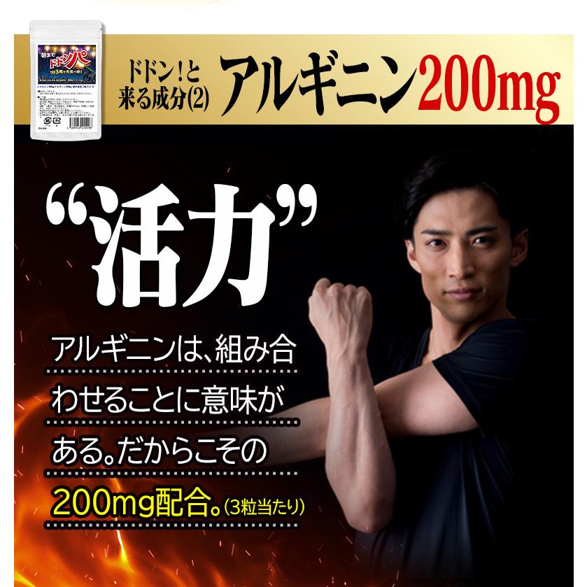朝までドドンパ 90粒 男性向けサプリ シトルリン300mg アルギニン200mg