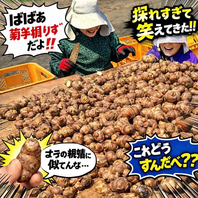 菊芋 完売御礼11月入荷予定 北海道産 赤菊芋（紫菊芋系統）生菊芋 1kg 土付き 不揃い 菊芋 きくいも キクイモ 根菜 健康野菜 旬野菜 爆買 |  | 06