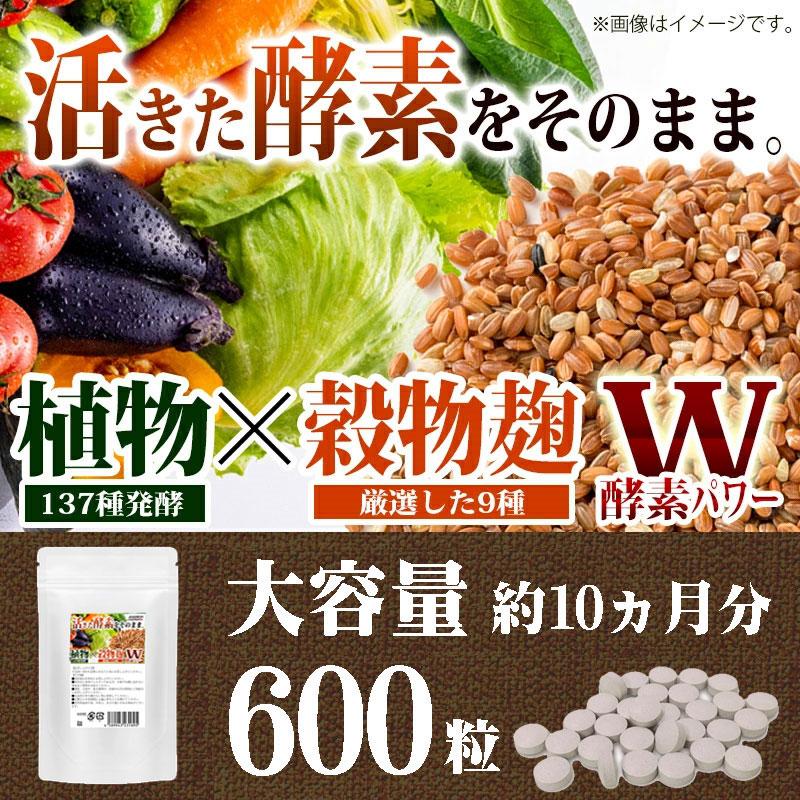 業務用特大パッケージ こうじ酵素 麹 酵素サプリ 酵素麹粒 600粒 熟成