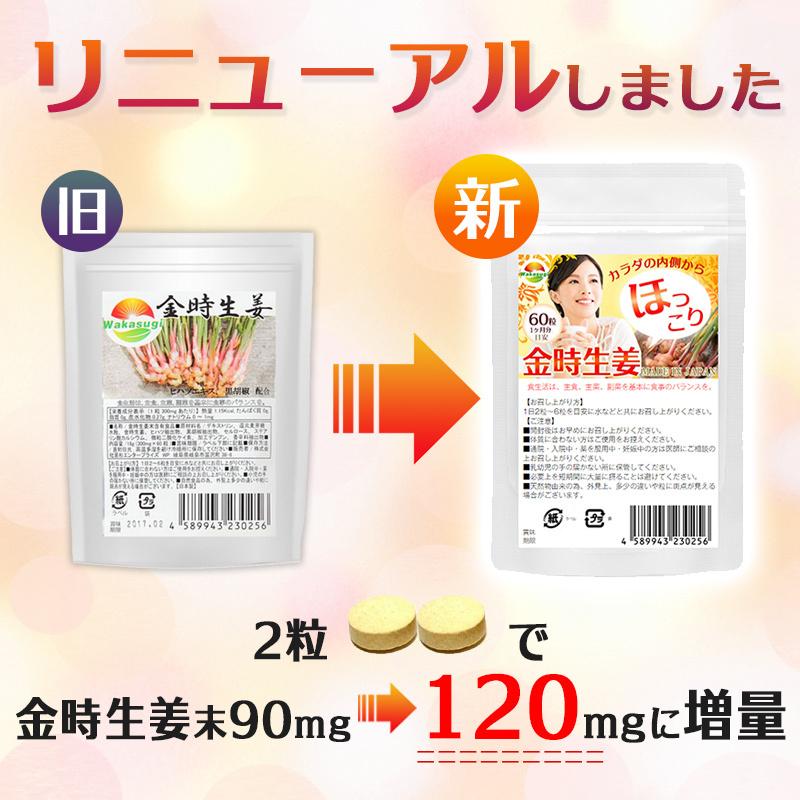 サプリメント　金時生姜サプリ　金時しょうがサプリ　合計600粒　10袋まとめ売り