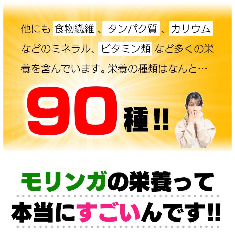 モリンガ　サプリ　モリンガ粒60粒 　約1ヶ月分　バージョンアップ配合率90%達成　和名ワサビノキ　青汁以上の栄養　GABAや赤ワインの8倍のポリフェノール｜wakasugi2012｜09