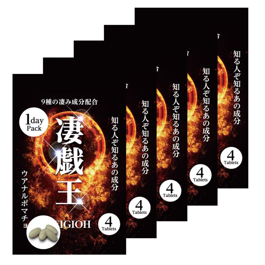 凄戯王 SEIGIOH 5箱セット 本気の男を応援 厳選9種配合 活力サプリ 