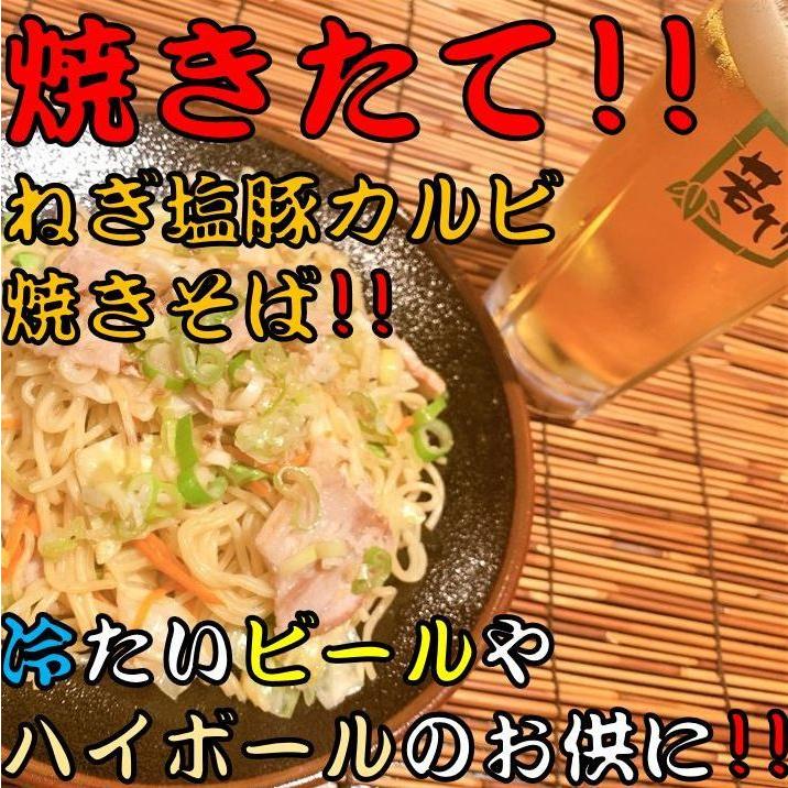 調理なし 焼きそば ねぎ塩 豚カルビ 3食セット 送料無料 青のり付き 急速冷凍 真空冷凍 冷凍保存 冷凍 お取り寄せ 通販 簡単 おつまみ 食品 人気 美味しい 0009 若竹グループ ヤフー店 通販 Yahoo ショッピング