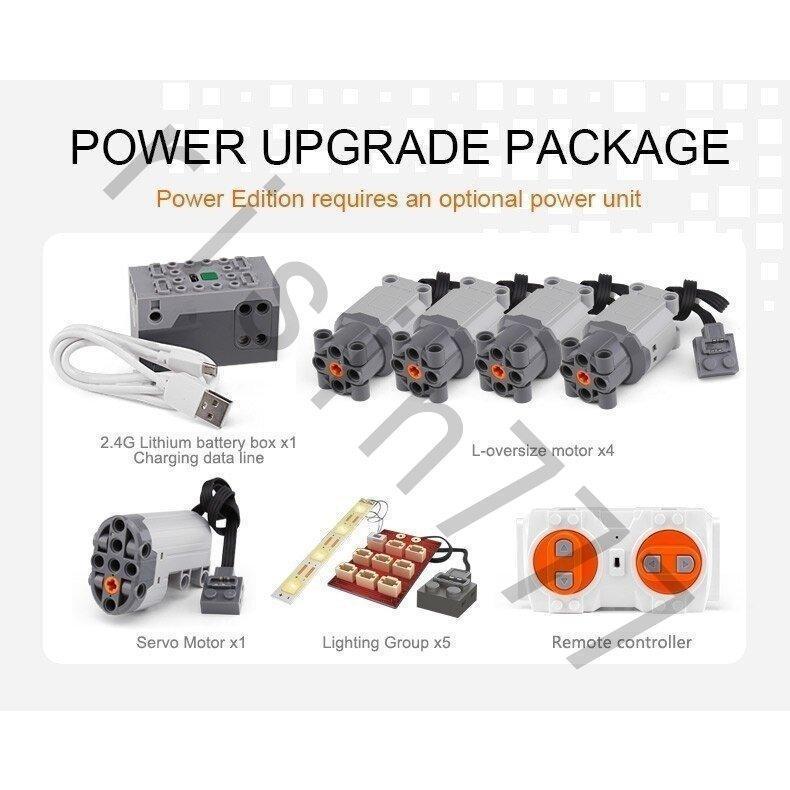 ラジコンレゴ テクニック 互換品 マクラーレン イカロス MP4 モーター＆ライトキットセット ホワイト クリスマス プレゼント