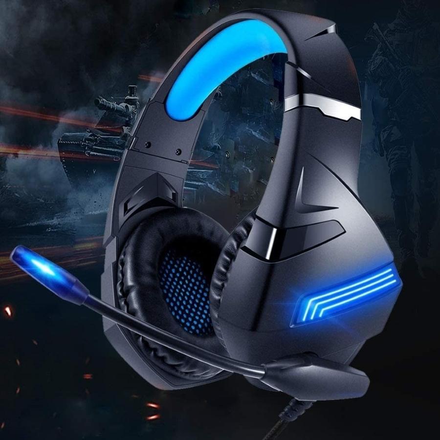 ゲーミングヘッドセット ゲーミングヘッドホン ヘッドホン ヘッドフォン 高音質 ノイズキャンセリング マイク付き パソコン ゲーム 有線 伸縮可能 Wakatakeheadphone ワカタケヤフー店 通販 Yahoo ショッピング