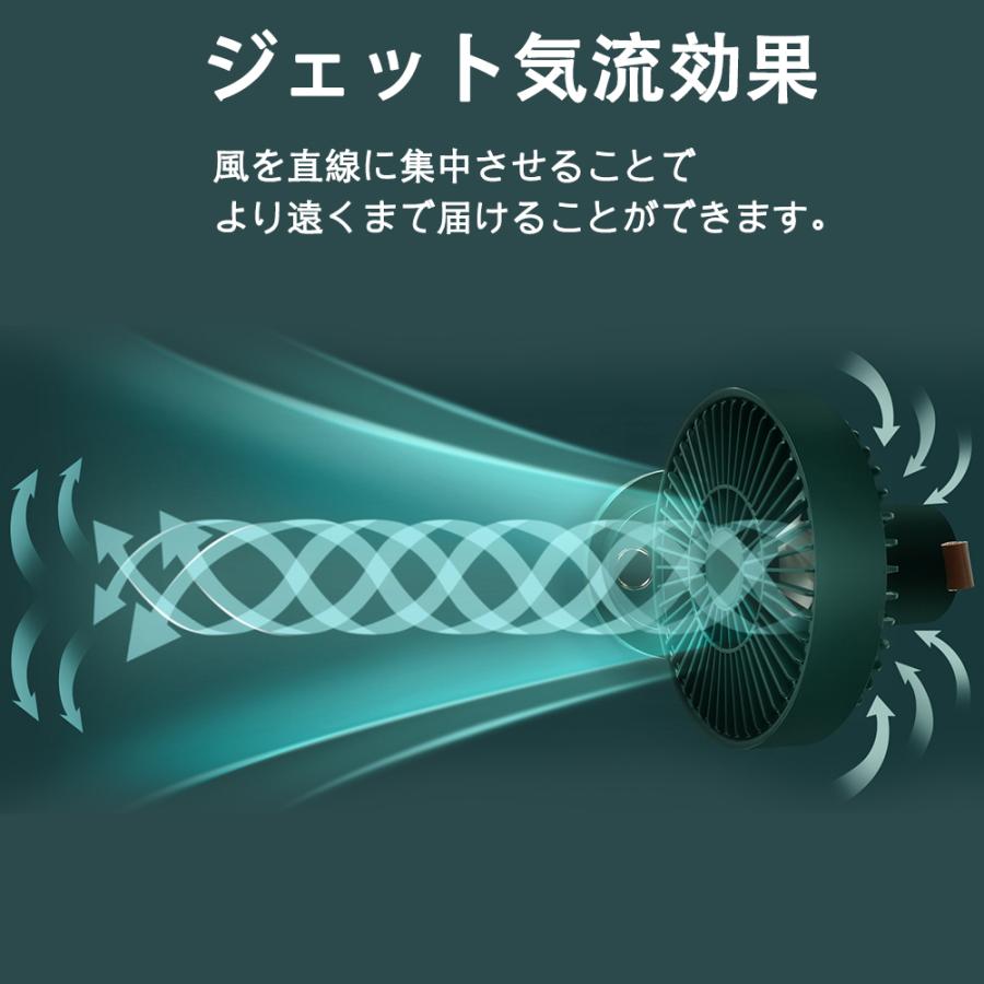 扇風機 小型 おしゃれ 首振り クリップ式 卓上扇風機 サーキュレーター 節電 省エネ 静音 モコン付き 軽量 壁掛け クリップ取付式 USB充電 換気 送風 リビング｜wakayostore｜06