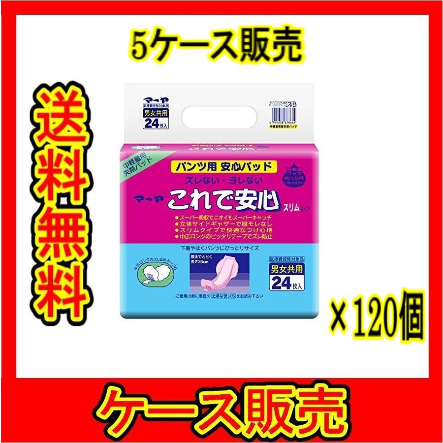 まとめ販売） 「マーヤ コレで安心スリムタイプ 24枚 大人用