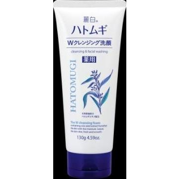 麗白 薬用ハトムギWクレンジングフォーム 130g : 春かぜ千里 日用