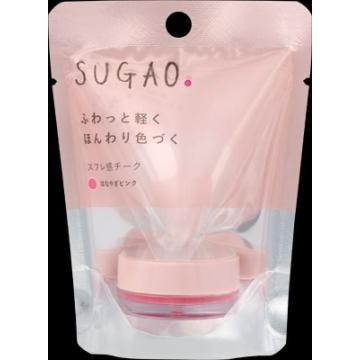 ｓｕｇａｏ スフレ感チーク はなやぎピンク ４ ８ｇ 春かぜ千里 日用良品 通販 Yahoo ショッピング