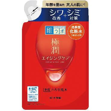 肌ラボ 極潤αハリ化粧水 170ml（詰替）35個 肌ラボ 極潤 薬用ハリ化粧水 つめかえ用 170ml : 春かぜ千里 日用良品