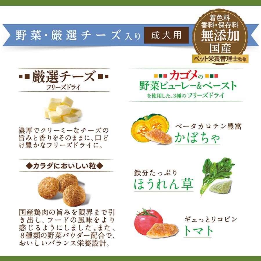 （1ケース販売）「コンボ　ピュア　ドッグ　野菜・厳選チーズ 入り　１．６ｋｇ」　8個の詰合せ_2
