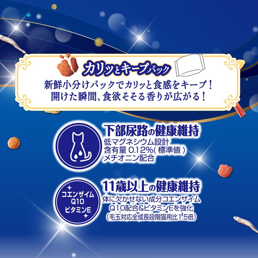 （1ケース販売）　「コンボ　キャット　毛玉対応１１歳以上　かつお味・かつおチップ・かつお節添え　６００ｇ　日本ペット　」　12個の詰合せ_3