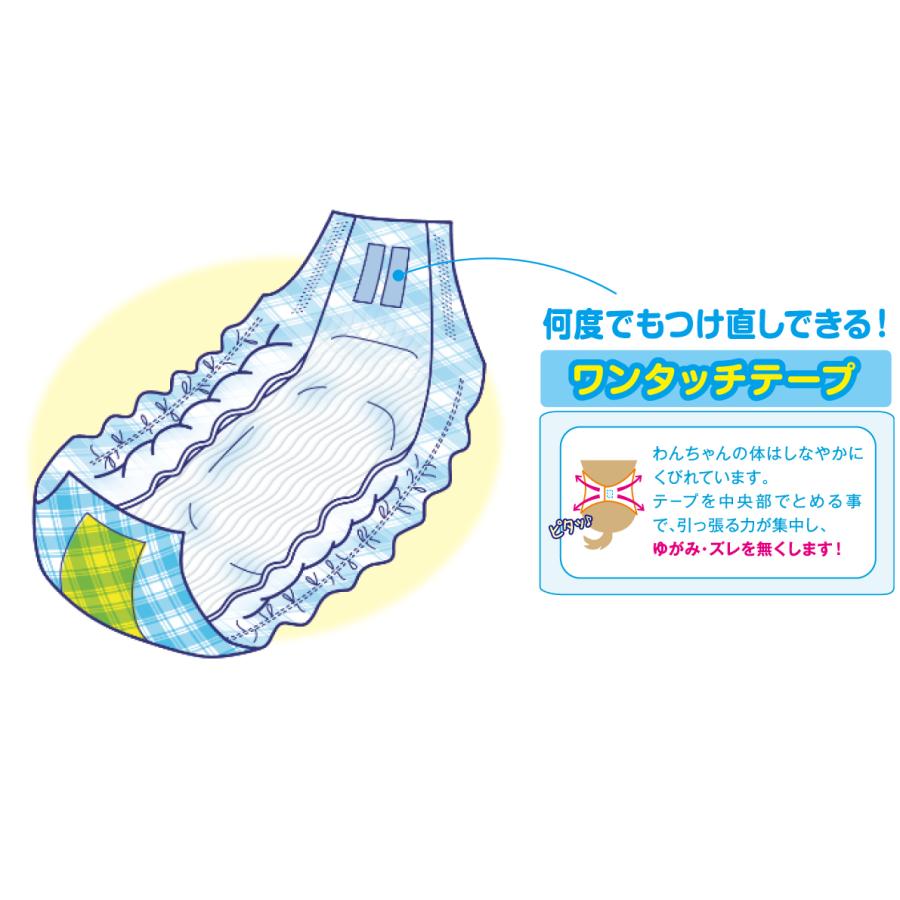 SEAL限定商品 P ワン 通販用 男の子のためのマナーおむつ おしっこ用 超小型犬用 45枚入 2個 男の子のためのマナーおむつ おしっこ用 ビッグパック 超小型犬 45枚入