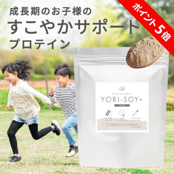 店内全品ポイントアップ中 子供 成長 ソイ プロテイン (30食分) 送料 