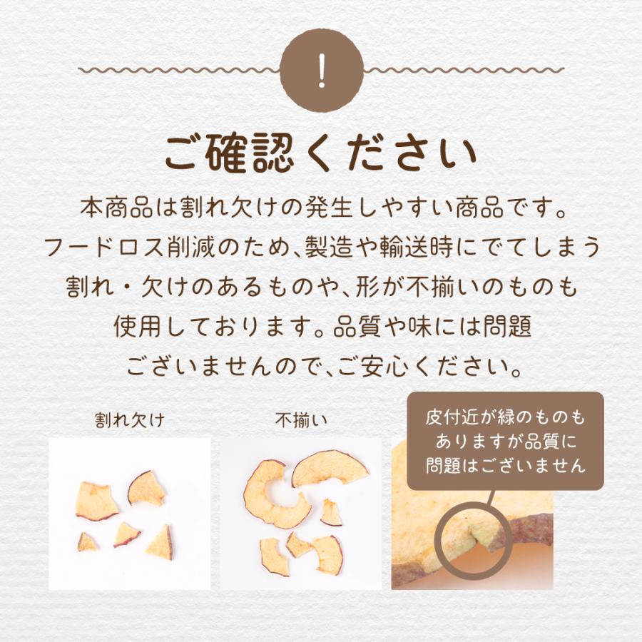 りんごチップス ドライアップル 国産 長野県産 70g りんご約840g分