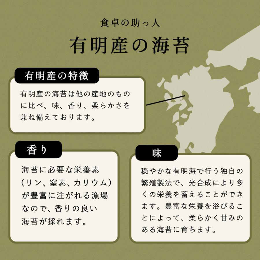 味付け海苔 有明海産 210枚 12切 あじのり 味海苔 自宅用 チャック付き ジップ式 規格外の助っ人 訳あり おつまみ｜wakeariya｜08