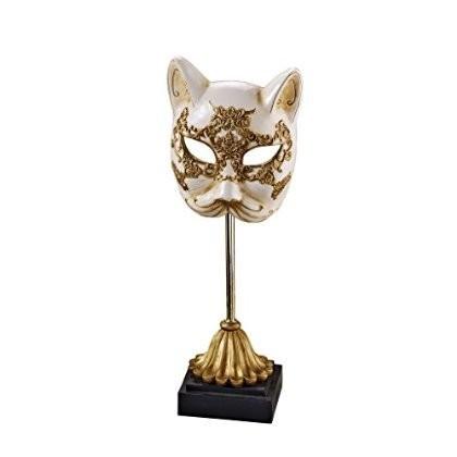 Design Toscano Animal Masquerade Venetian Style Mask Statue: Gatto_1