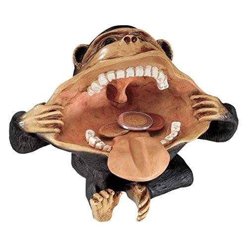 Design Toscano Big Mouthed Mocking Monkey Sculpture by Design Toscano