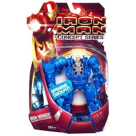 Blue Iron Monger Open Cockpit Concept Series Iron Man Movie Action Figure by Iron Man