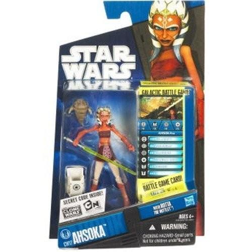 Star Wars 2010 Clone Wars Animated Action Figure CW No. 17 Ahsoka Tano by Hasbro