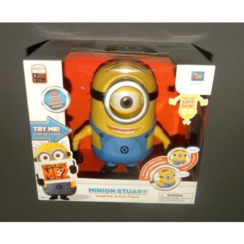 Despicable Me 2 Me2 Minion Stuart Talking Laughing Action Figure 図形 Doll お人形さん NEW その他キッチン、日用品、文具-キッチン、日用品、文具