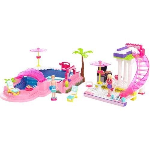 Barbie メガブロックス  Build'n Style! バービー Mega Bloks メガブロックス Barbie Build ￥'n Style Pool