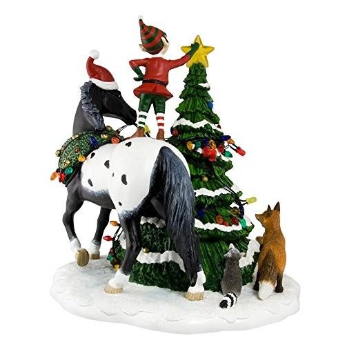 Enesco Trail of Painted Ponies Woodland Christmas Centerpiece， 9