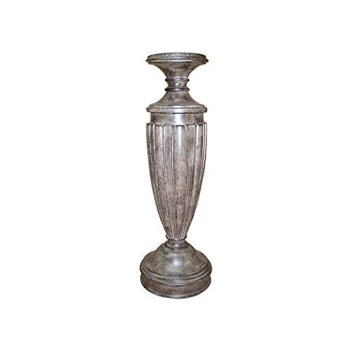 Design Toscano Fluted Candleholder， 16'