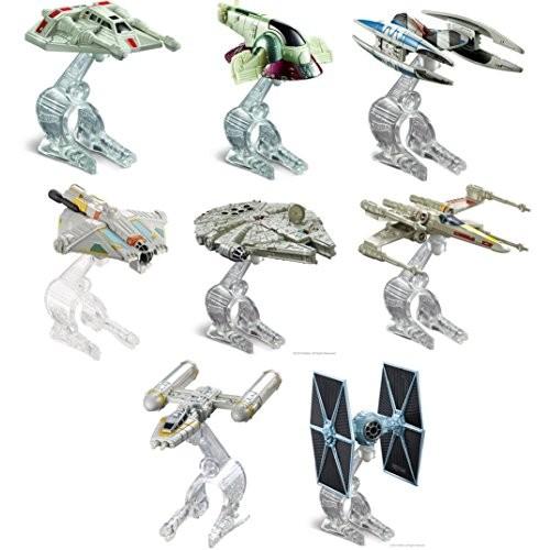 2015 スターウォーズ × ホットホイール Star Wars スターシップ8個
